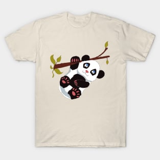 Pocket Panda Cute Panda Training T-Shirt